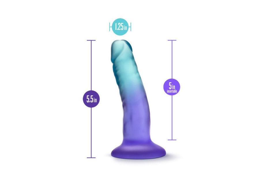B Yours Morning Dew 5in Dildo Sapphire - Naughty by Nature Adult Store