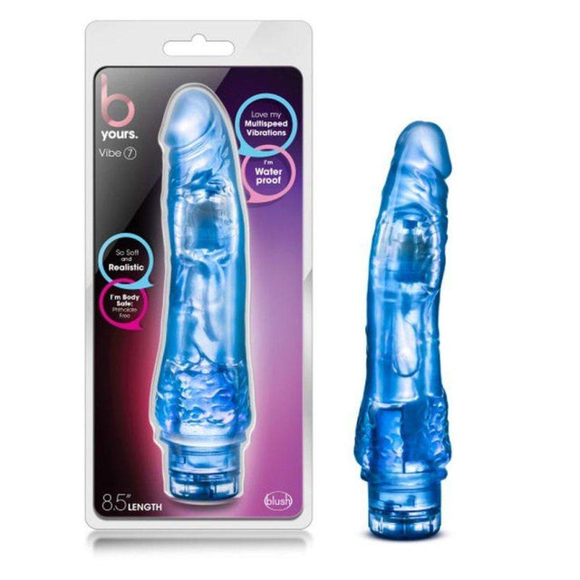B Yours Vibe No 7 Blue - Adult Toys