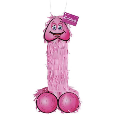 Bachelorette Party Favors Pecker Piñata - Pink Hen's Night Novelty - Naughty by Nature Adult Store