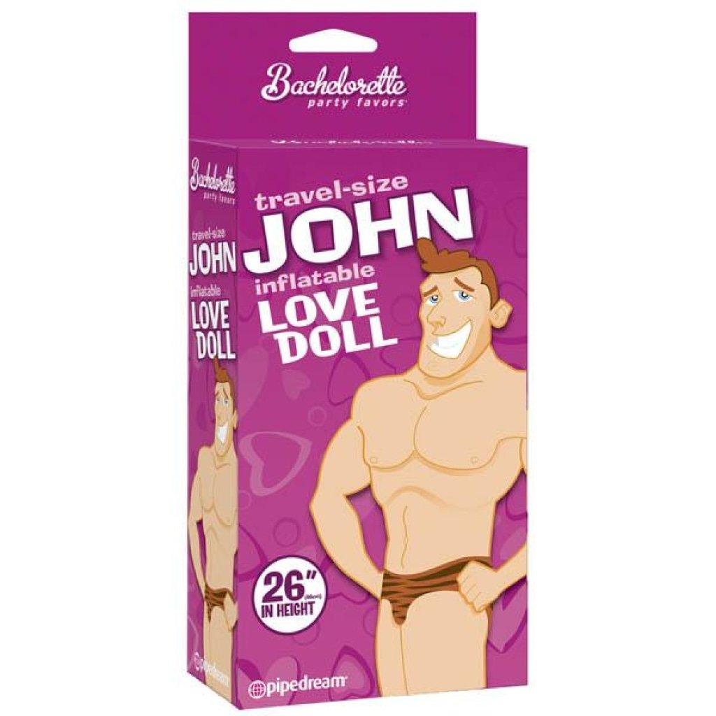 Bachelorette Party Favors - Travel-size John - Miniature Inflatable Male Love Doll - Naughty by Nature Adult Store