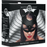 Bad Kitten Leather Cat Mask - Adult Toys