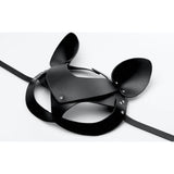 Bad Kitten Leather Cat Mask - Adult Toys