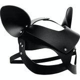 Bad Kitten Leather Cat Mask - Adult Toys
