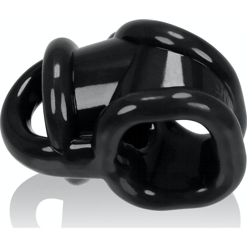 Ballsling Ball Split Sling Black - Naughty by Nature Adult Store