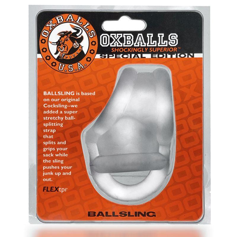 Ballsling Ball Split Sling Clear Ice - Adult Toys