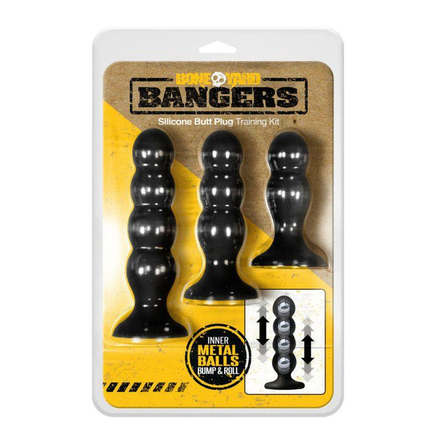 Bangers Silicone Ass Training Kit 3 Pc - Adult Toys