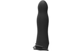 Be Daring 7in Bulbed Dong 2 Pc Hollow Silicone Strap - On Set - Adult Toys