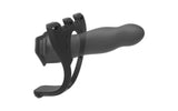 Be Daring 7in Bulbed Dong 2 Pc Hollow Silicone Strap - On Set - Adult Toys