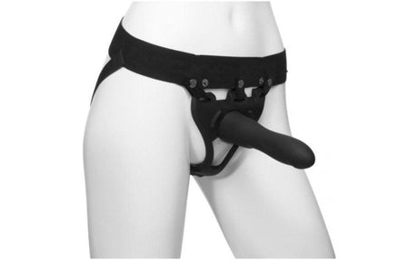 Be Strong 7.5in Slim Dong 2 Pc Hollow Silicone Strap - On Set - Adult Toys