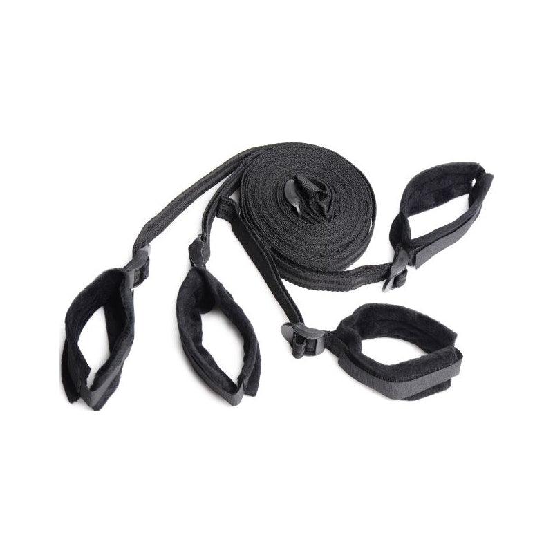 Bed Restraint Bondage Kit Black - Naughty by Nature Adult Store