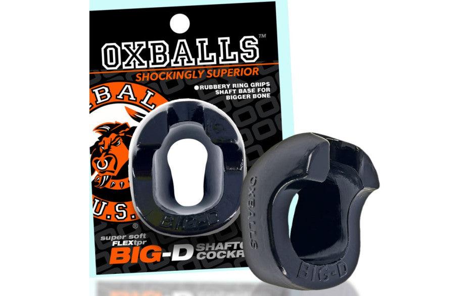 Big D Shaft Grip Cock Ring Black - Naughty by Nature Adult Store