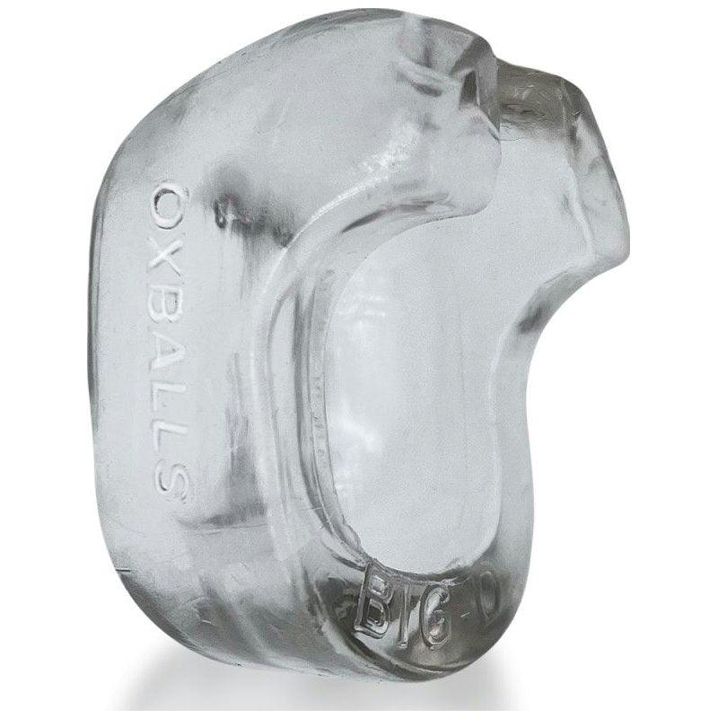 Big D Shaft Grip Cock Ring Clear - Naughty by Nature Adult Store