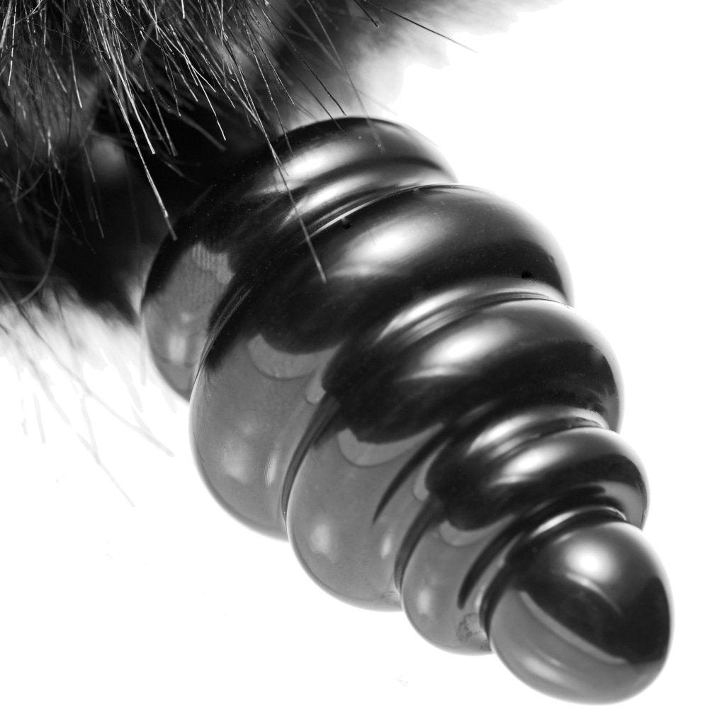 Black Bunny Tail Anal Plug - Naughty by Nature Adult Store