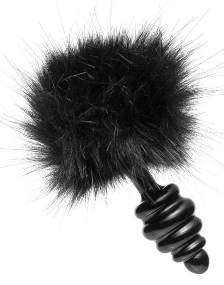 Black Bunny Tail Anal Plug - Naughty by Nature Adult Store