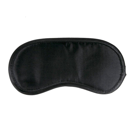 Black Satin Eye Mask - Adult Toys