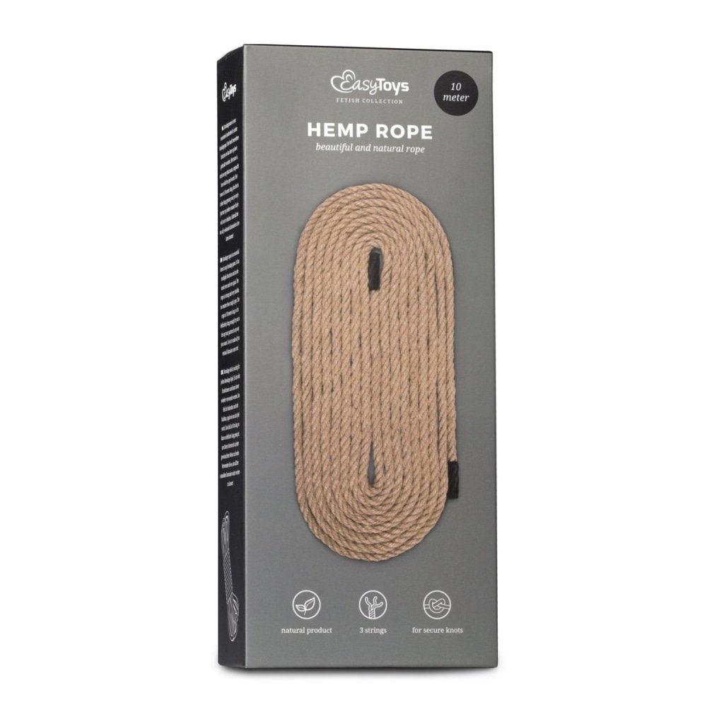 Bondage Rope Hemp 10m - Naughty by Nature Adult Store
