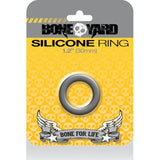Boneyard Silicone Cock Ring – 30mm Medical Grade Grey Stretcher - Adult Toys