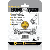 Boneyard Silicone Cock Ring – 30mm Medical Grade Grey Stretcher - Adult Toys