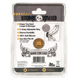 Boneyard Silicone Cock Strap - 3 Snap Ring - Black - Adult Toys