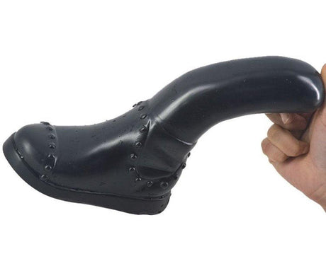 Boot Dildo Black - Adult Toys