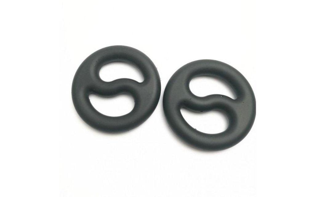Brutus Yin Yang Silicone Cock and Ball Duo Ring - Adult Toys