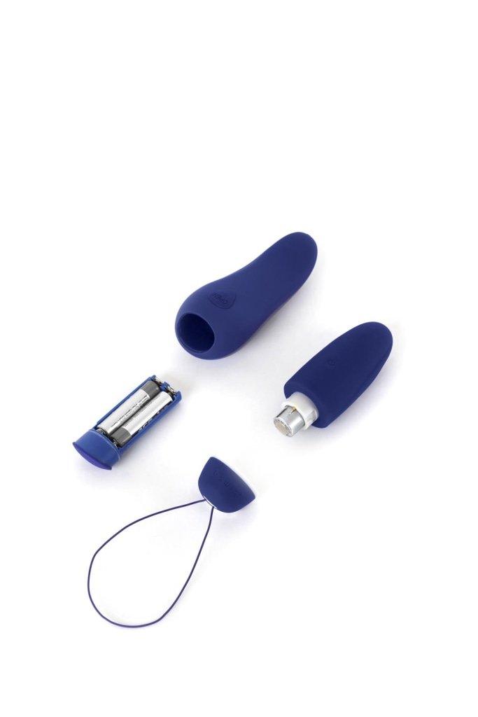 Bswish Bnaughty Deluxe Unleashed Silicone Bullet Vibrator – Midnight Blue - Adult Toys