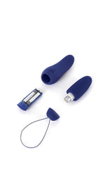 Bswish Bnaughty Deluxe Unleashed Silicone Bullet Vibrator – Midnight Blue - Adult Toys