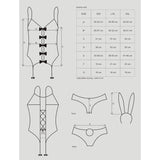 Bunny Suit 4 Pc Costume - Naughty by Nature Adult Store