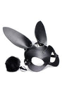 Bunny Tail Anal Plug and Mask Set - Adult Toys