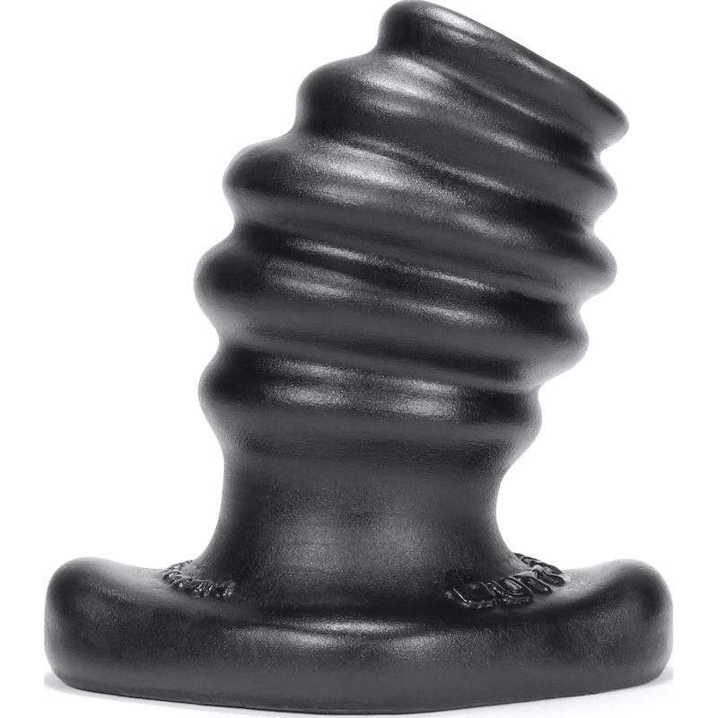 Butthole - 2 Hollow Plug Medium Black - Adult Toys