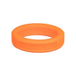 Classic Silicone Medium Stretch Penis Ring 36mm Orange - Adult Toys