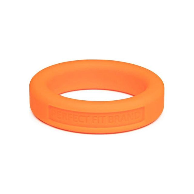 Classic Silicone Medium Stretch Penis Ring 36mm Orange - Adult Toys
