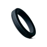 Classic Silicone Medium Stretch Penis Ring 44mm Black - Adult Toys