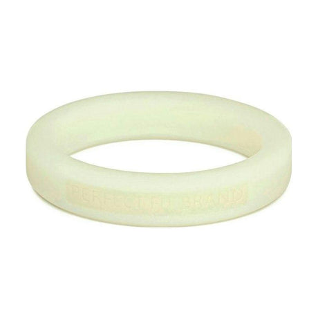 Classic Silicone Medium Stretch Penis Ring 44mm Glow In The Dark - Adult Toys