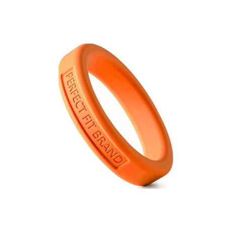 Classic Silicone Medium Stretch Penis Ring 44mm Orange - Adult Toys