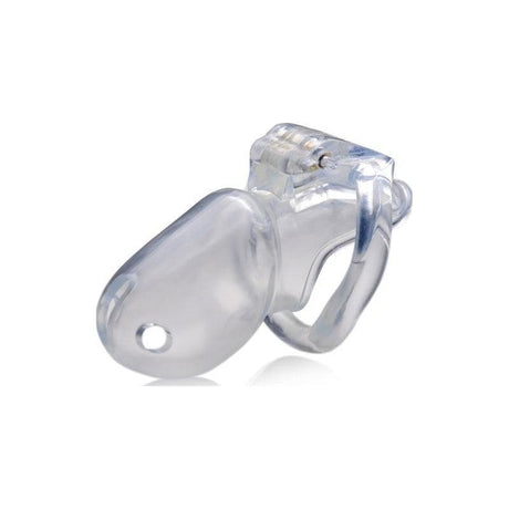 Clear Captor Chastity Cage Large - Adult Toys
