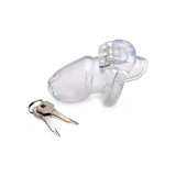 Clear Captor Chastity Cage Large - Adult Toys