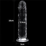 Clear Dildo 7in - Adult Toys