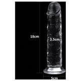 Clear Dildo 7in - Adult Toys