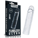 Clear Penis Extender Sleeve Plus 1in - Adult Toys