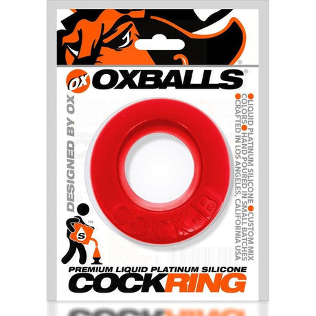 Cock B Bulge Cockring Red - Adult Toys