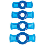 Cock Ring Set Blue - Naughty by Nature Adult Store