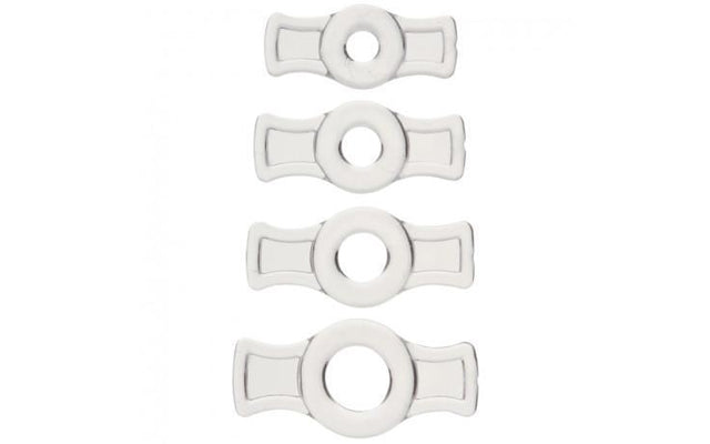 Cock Ring Set Clear - Naughty by Nature Adult Store