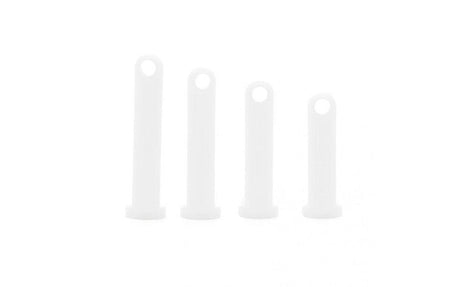 Cockcage Locking Pins White 4 Pc - Adult Toys