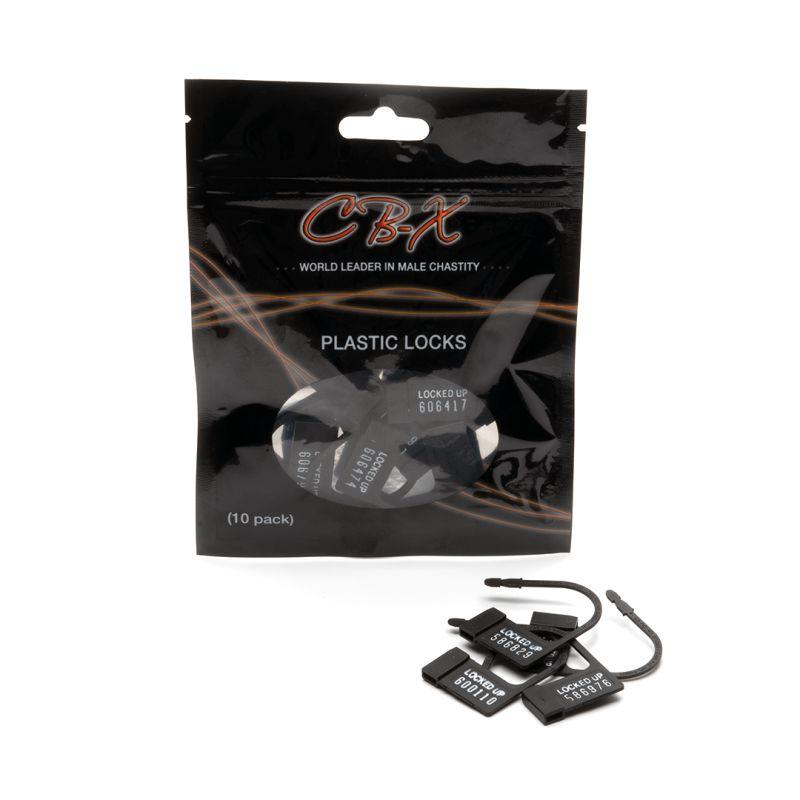 Cockcage Plastic Locks 10pc - Naughty by Nature Adult Store