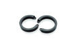 Cockcage U Ring 2 Pc L/XL Black - Naughty by Nature Adult Store