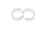 Cockcage U Ring 2 Pc L/XL Clear - Adult Toys