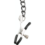 Collar With Nipple Chains - Adult Toys