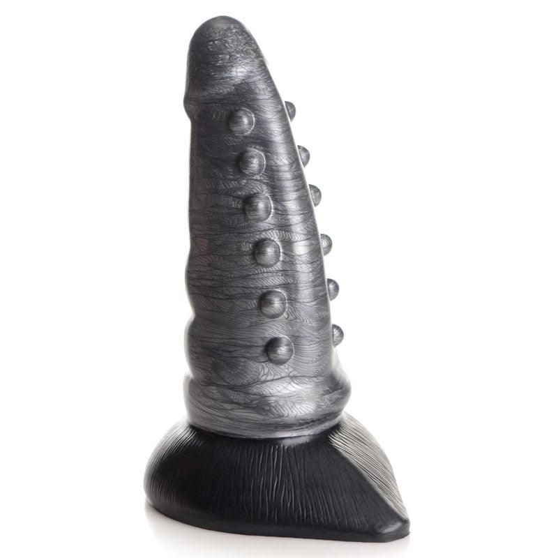 Creature Cocks Beastly Tapered Bumpy Silicone Dildo - Silver 21 cm Bumpy Dildo - DONGS