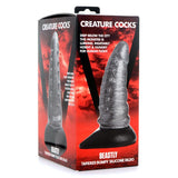 Creature Cocks Beastly Tapered Bumpy Silicone Dildo - Silver 21 cm Bumpy Dildo - DONGS